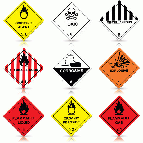 Dangerous Goods Labels – LoadSafe | Cargo Securement